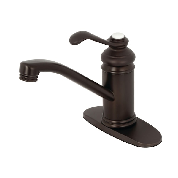 Bathroom Faucet W/ Push Pop-Up, Oil Rubbed Bronze